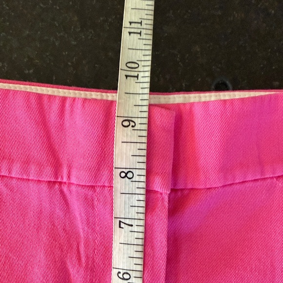 J. Crew Factory Hot Pink 100% Cotton Chino Shorts Size 4 - Picture 8 of 14